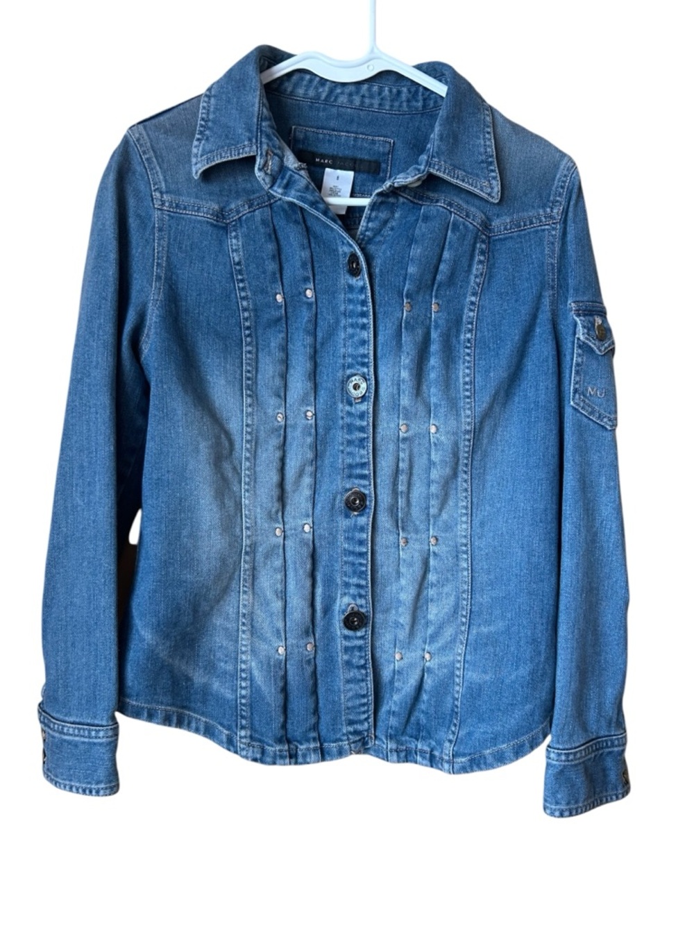 Marc Jacobs Women's Blue Denim Jacket - Casual Button